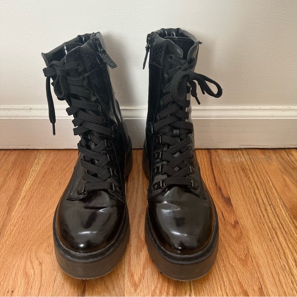 Sam Edelman Circus Sanders lug sole combat boots Size 7.5 - Picture 3 of 6